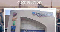Desktop Screenshot of clickprintnv.com